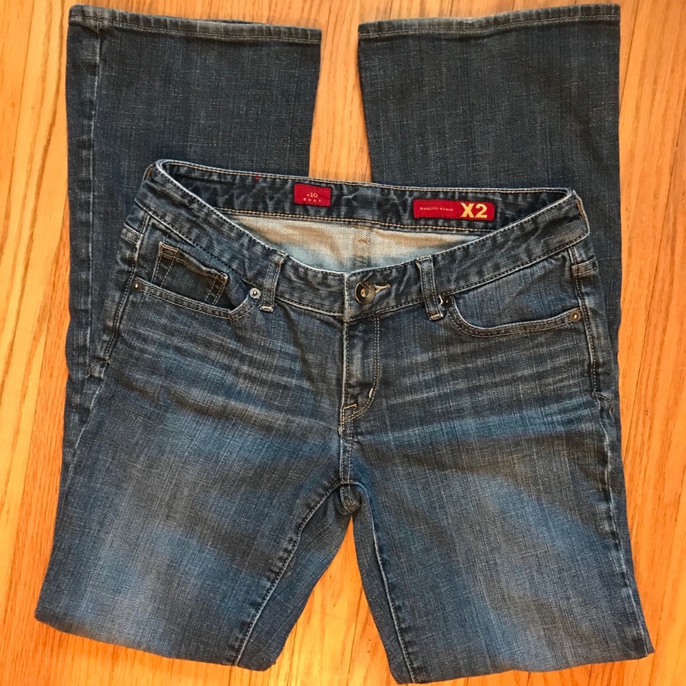 X2 Boot Cut size 10 Low Rise Jeans
